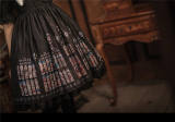 The Saint's Prayer~ Glass Window Lolita JSK Dress With Detachable Collar - out