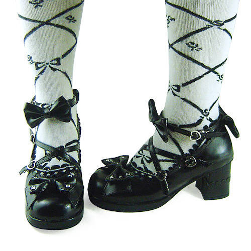 Sweet Pink PU Lolita Shoes