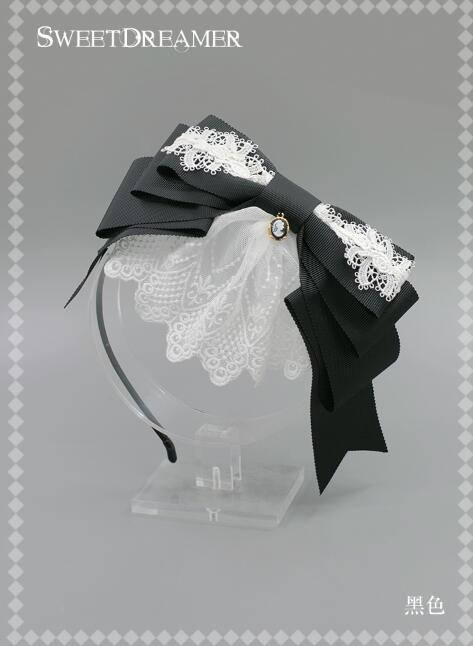 Cutie Creator  - Maiden's Prayer- Bow Lace Lolita Headbow