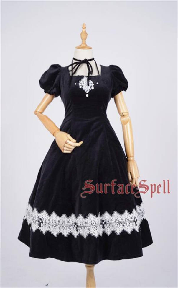 The Virtuous Orchid~ Vintage Velveteen Lace Dresses