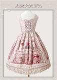 Honey Honey Lolita ~Antique Shop Normal/High Waist Lolita JSK -Pre-order Closed
