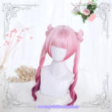 Small Fu Butterfly~Long Curls Two Ponytails Lolita Wig
