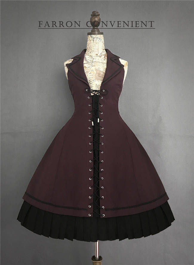 Foxtrot Fran's Oath Goth Assymtrical JSK Dress