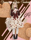 Chocolate Chip Cookies~ OP/JSK/Salopette/Hoodie -Ready Made-out