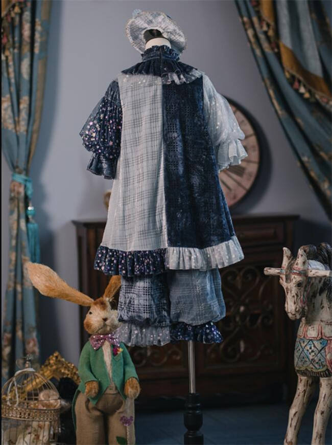 ZJstory Lolita Alice In Wonderland * Cheshire Cat Ouji Lolita Blouse + Pants