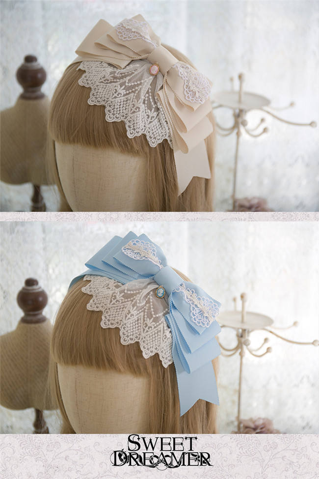 Cutie Creator  - Maiden's Prayer- Bow Lace Lolita Headbow