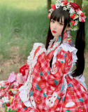 Diamond Honey ~Cherries Strawberry Lolita Set