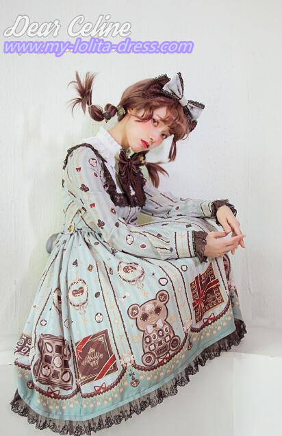 Valentine's Chocolate~ Sweet Lolita OP/JSK -Ready Made
