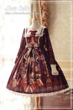 Dear Celine ~Little Red Riding Hood and Mr. Wolf Lolita OP -Ready Made