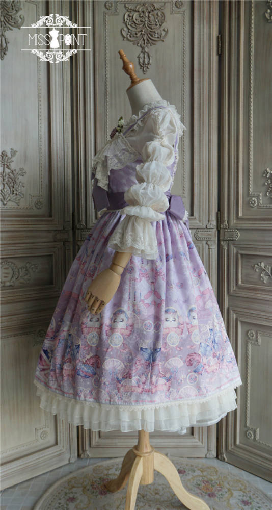 Miss Point ~ Elizabeth Meow ~ Daily Wear Lolita OP/JSK -Custom-tailor Available
