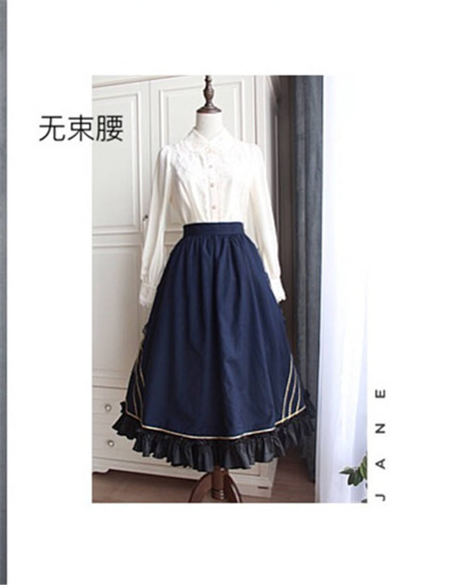 MISS 1860~ Vintage Lolita Cape+Skirt+Corset+Blouse -out