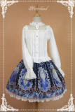 Neverland Lolita -Crystal Palace- Chiffon Tailored Roll Collar Blouse