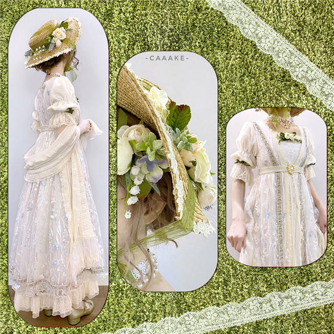Miss Point ~ Salley Garden Empire Embroidery Lolita OP SP - Custom Tailor