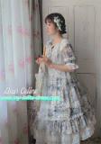 Dear Cline ~Pastorl Style Lolita Floral Dress -Ready Made