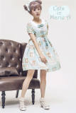 ThinkFly ~Cats in Marie A~ Lolita Short Sleeves OP Dress - Pre-order Closed