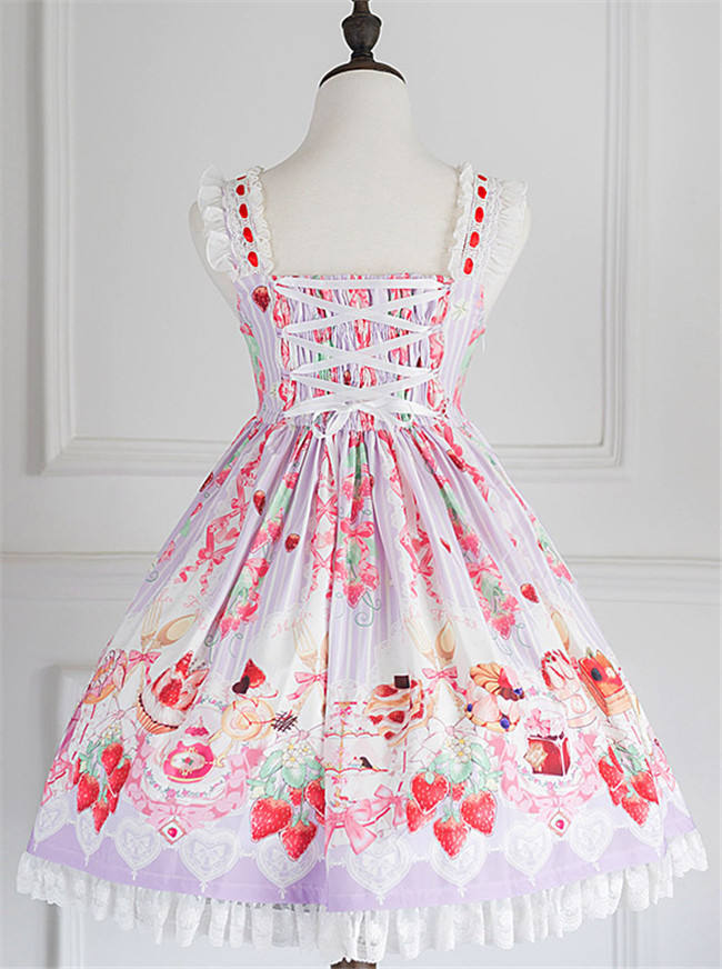 Strawberry Feast- Sweet Lolita JSK