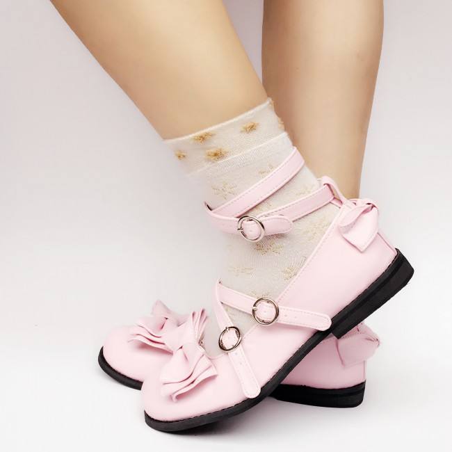 Dark Coffee Lolita Heels Footwear