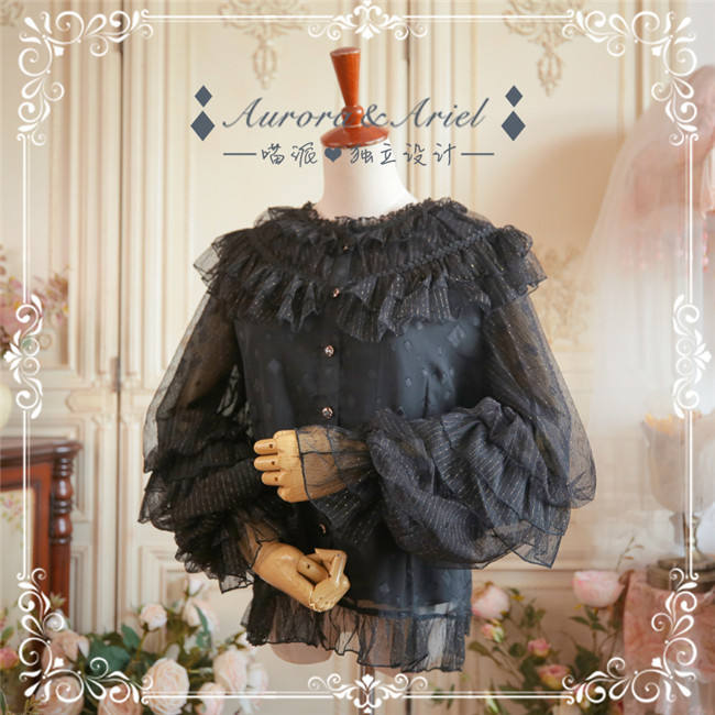 Aurora Ariel Lolita Nemo Double-layers Chiffon Lolita Blouse