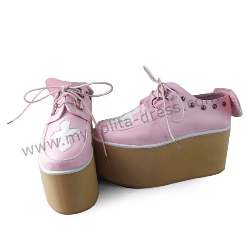 ★WHAT WE WANT★　WWW_HASAMUYATSU Y.R.U. Qozmo Bondage Platform Sneakers, Size US 6, Black