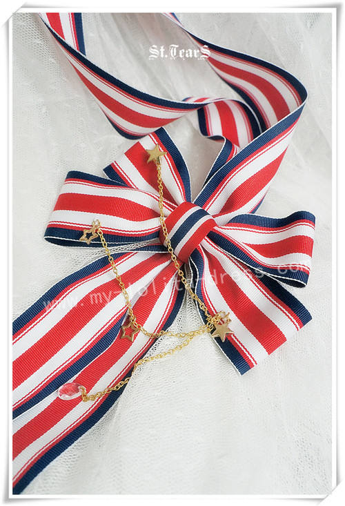 Sailor Collar Long Sleeves OP Dark Blue M - IN STOCK