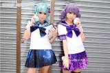 Starry Sky Japanese School Uniform Sailor Style Blouse and Ruffled Skirt Blue XS - In Stock