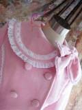 Pink Long Sleeves Lace Lolita A-line Coat