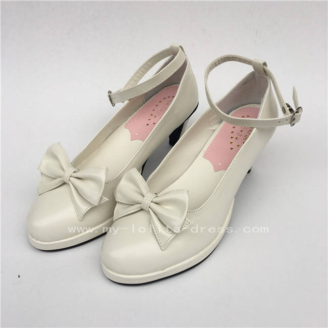 Matte Blue High Platform Lolita Heels Shoes