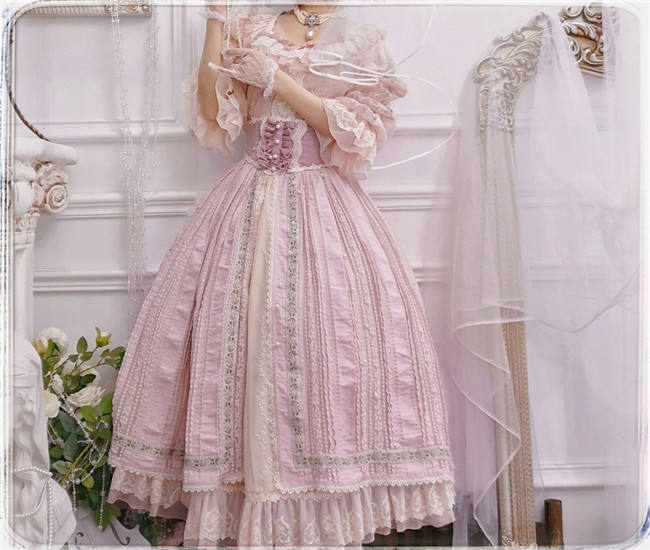 Miss Point ~ Salley Garden 2.0 Embroidery Vintage High Waist Lolita Skirt