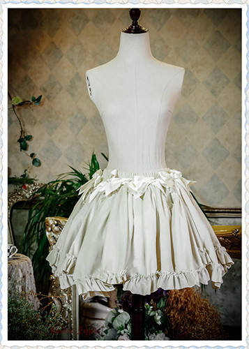Classic Puppet Velvet Lolita Petticoat Adjustable -out