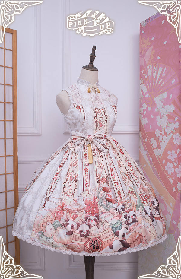 Panda ~Classic Qi Lolita JSK Dress Version I -Ready Made