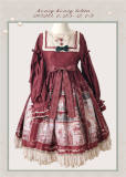 Honey Honey Lolita ~Antique Shop Lolita Long Sleeves OP -Pre-order Closed