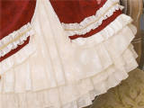 Little Red Riding Hood~ Vintage Lolita JSK + Cape Set ~Ready Made