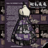 Souffle Song Dissecting Rabbit Halloween Dark Gothic Lolita JSK -Pre-order
