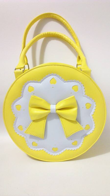 Round Shape Sweet Bow Lolita Handbag