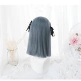 Hengji~ Straight Hair Girl~37cm Long Curls Lolita Wig