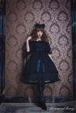 Miss Frey~  Vintage Elegant Chiffon Lolita OP Dress Mid-length Version -out