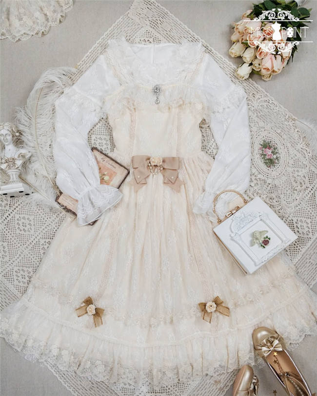 Dawn Maiden~ Vintage Classic Lolita JSK Ready Made