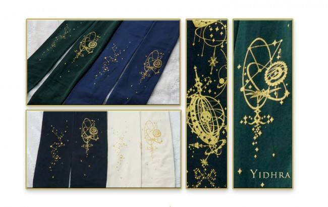 Yidhra -The Gate of Rolling Starry Star- Gold-stamping Lolita Tights