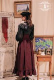 Alpine Maiden~ Vintage Lolita High Waist Skirt -Pre-order