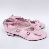 Classic Tea Party Shoes Purple Bow Lolita