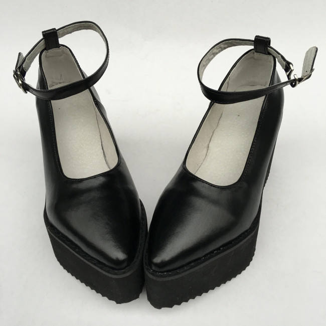 Lady's Sweet Cream White Lolita High Platform