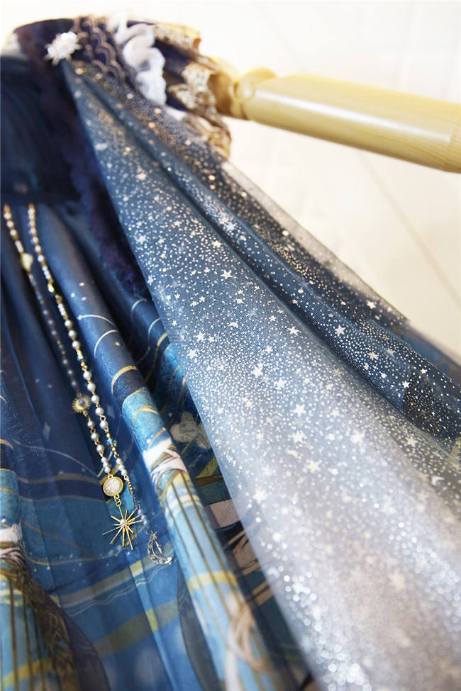 Nine Ode ~Nation of Dawn & Dusk Elegant Normal Waist Lolita JSK - In Stock