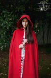 Little Red Riding Hood~ Vingtage Winter Lolita Cape OUT