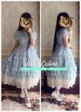 Mermaid~ Pure Color Lolita OP Dress -out