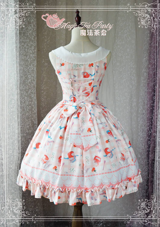 Magic Tea Party~ Cat&Marmalade~Sweet Lolita JSK Version I-Ready Made
