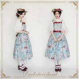 Antique Tea Party ~Sweet Printed Lolita Normal Waist JSK -Pre-order