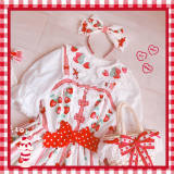 Strawberry Sweet Lolita Blouse -out