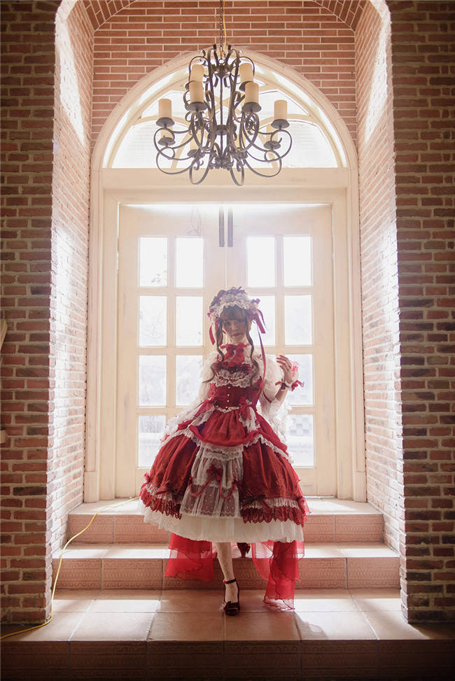 Elpress L ~Christmas D*Romance Ode~ Elegant Lolita JSK -Ready Made Purple M - In Stock