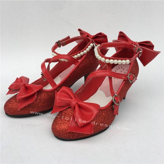 Antaina Tea Party Glitter Lolita Shoes
