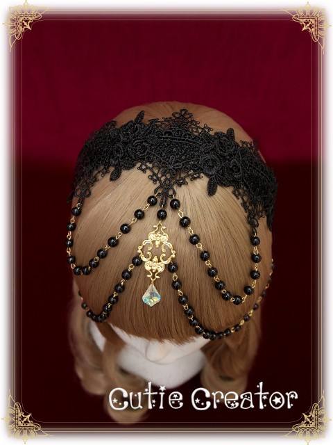 Sweet Dreamer Lace Beads Headbow and Veil Sets